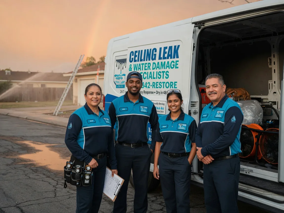 Ceiling Leak Cleanup company in Buckland, OH