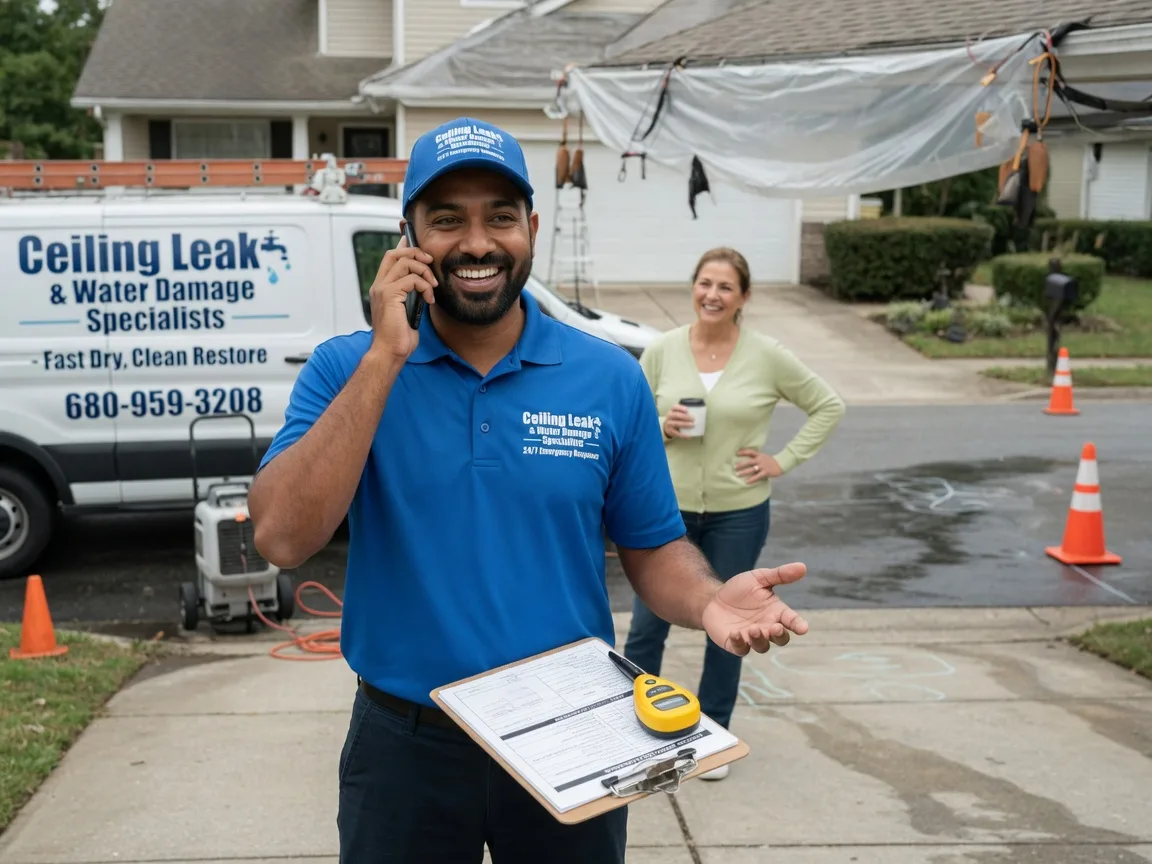 Ceiling Leak Cleanup Buckland, OH FAQs